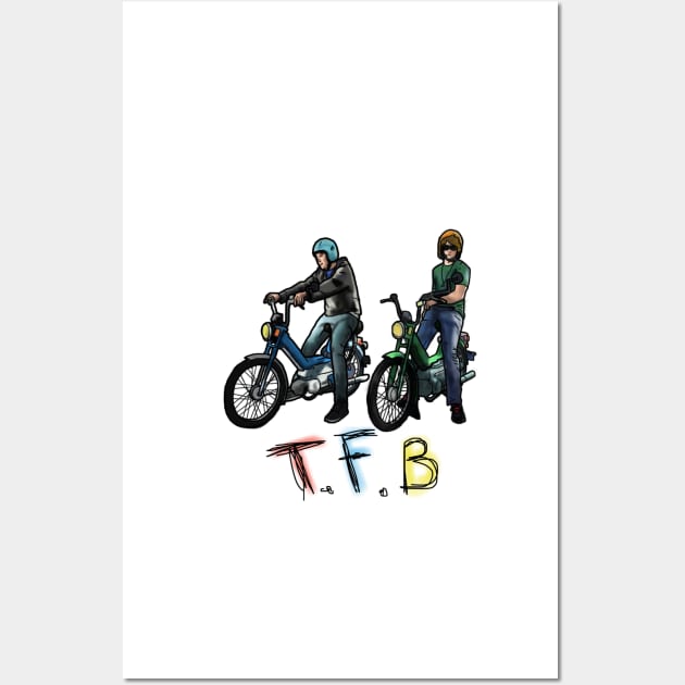 The Frontbottoms Motorcycle Club 2 Wall Art by tan-trundell